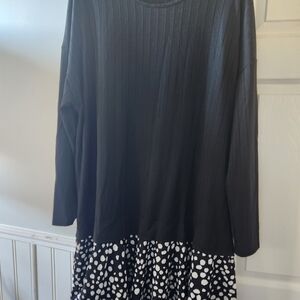 Black and White Polka Dot Dress